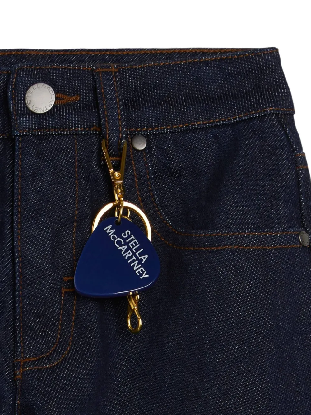 Stella McCartney Kids Jeans met sleutelhanger Blauw
