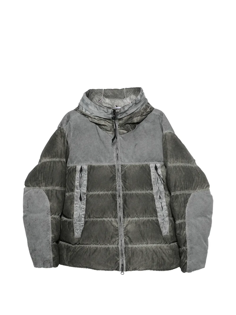 C.P. Company hooded padded jacket - Grau