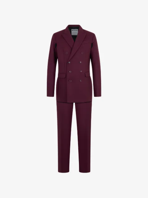 Moschino double-breasted cut-out suit