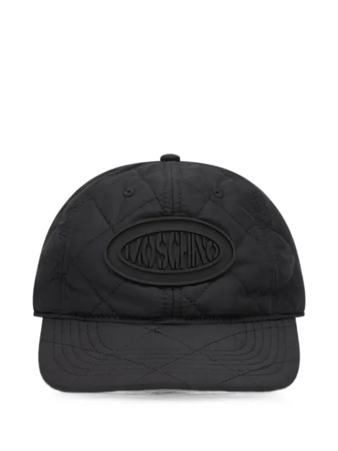 Moschino quilted-patch baseball cap