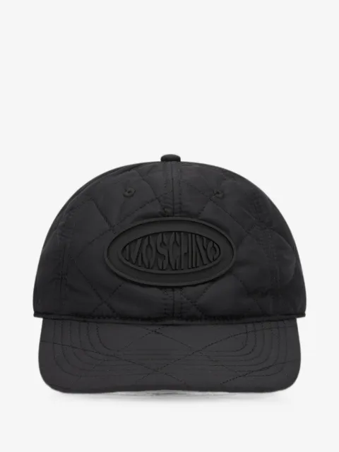 Moschino quilted-patch baseball cap