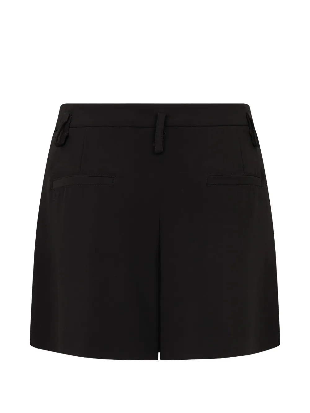 Moschino Geplooide shorts met hartvormige knoop Zwart