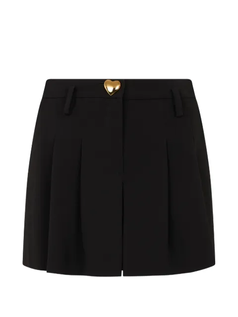 Moschino shorts con botones de corazón