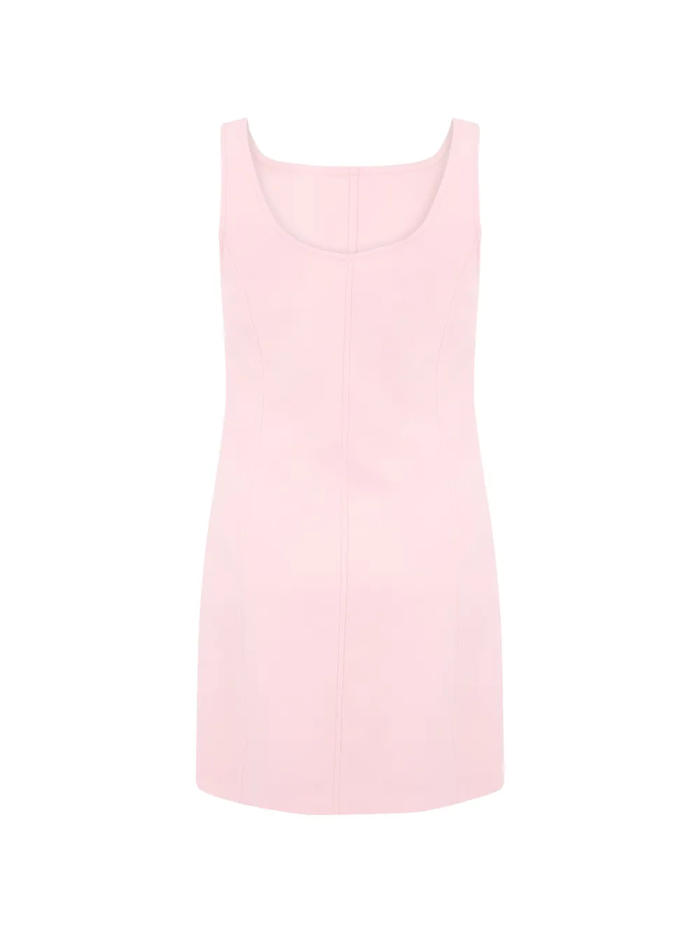 Moschino Mouwloze mini-jurk met hartknoop Roze