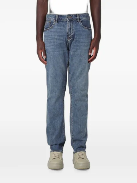 Armani Exchange belt-loop buttoned jeans