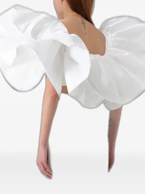 Mônot ruffled crepe top