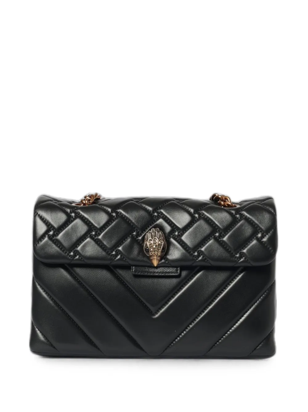 Kurt Geiger London Kensington quilted leather shoulder bag - Nero