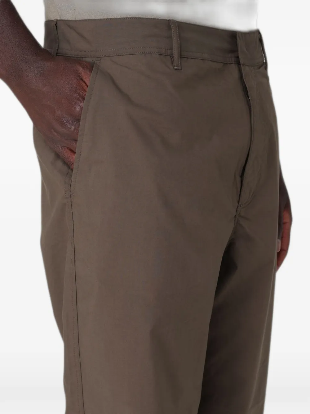 Armani Exchange Straight plooibroek Bruin