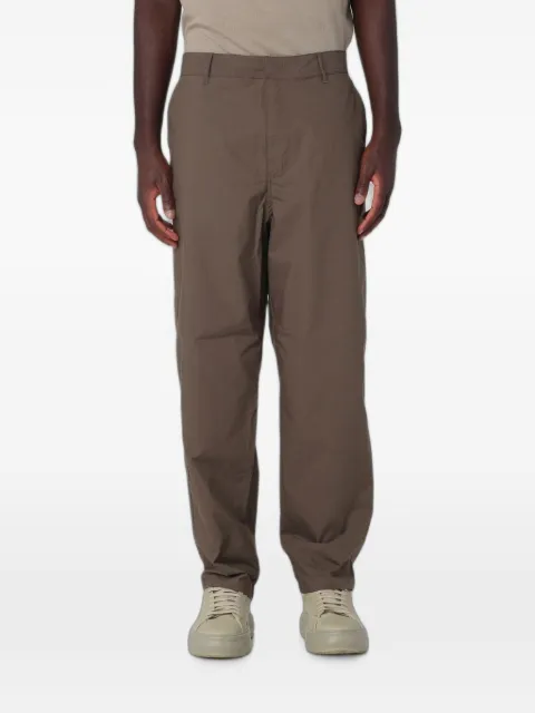 Armani Exchange pleated straight-leg trousers