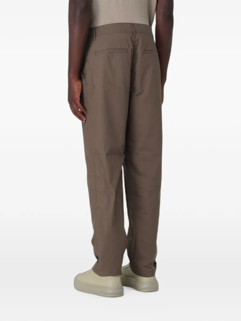 Armani Exchange Straight plooibroek Bruin