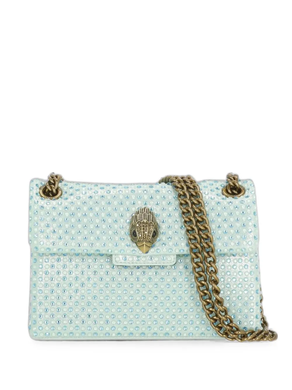 Kurt Geiger London Fabric Mini Kensington crossbody bag - Verde