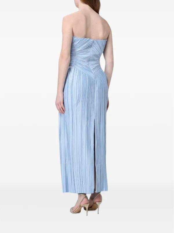 champagne dresses for bridesmaid Long Slit Dress – TANYA BRIDAL hair styling doll Size:XS (UK6) for understated evenings Devil in a Blue