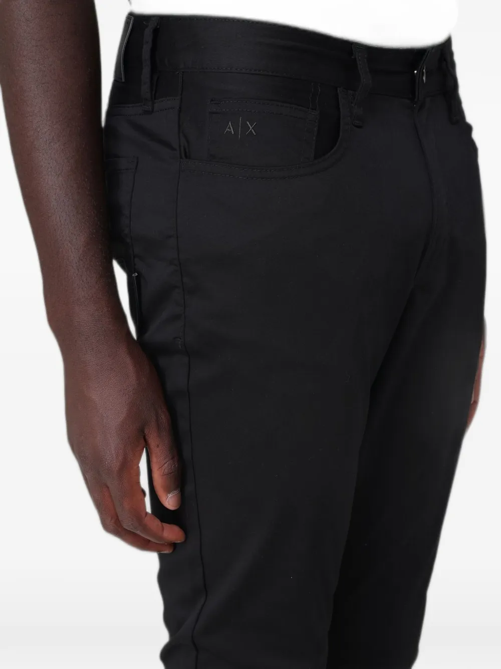Armani Exchange Broek met vijf zakken Zwart