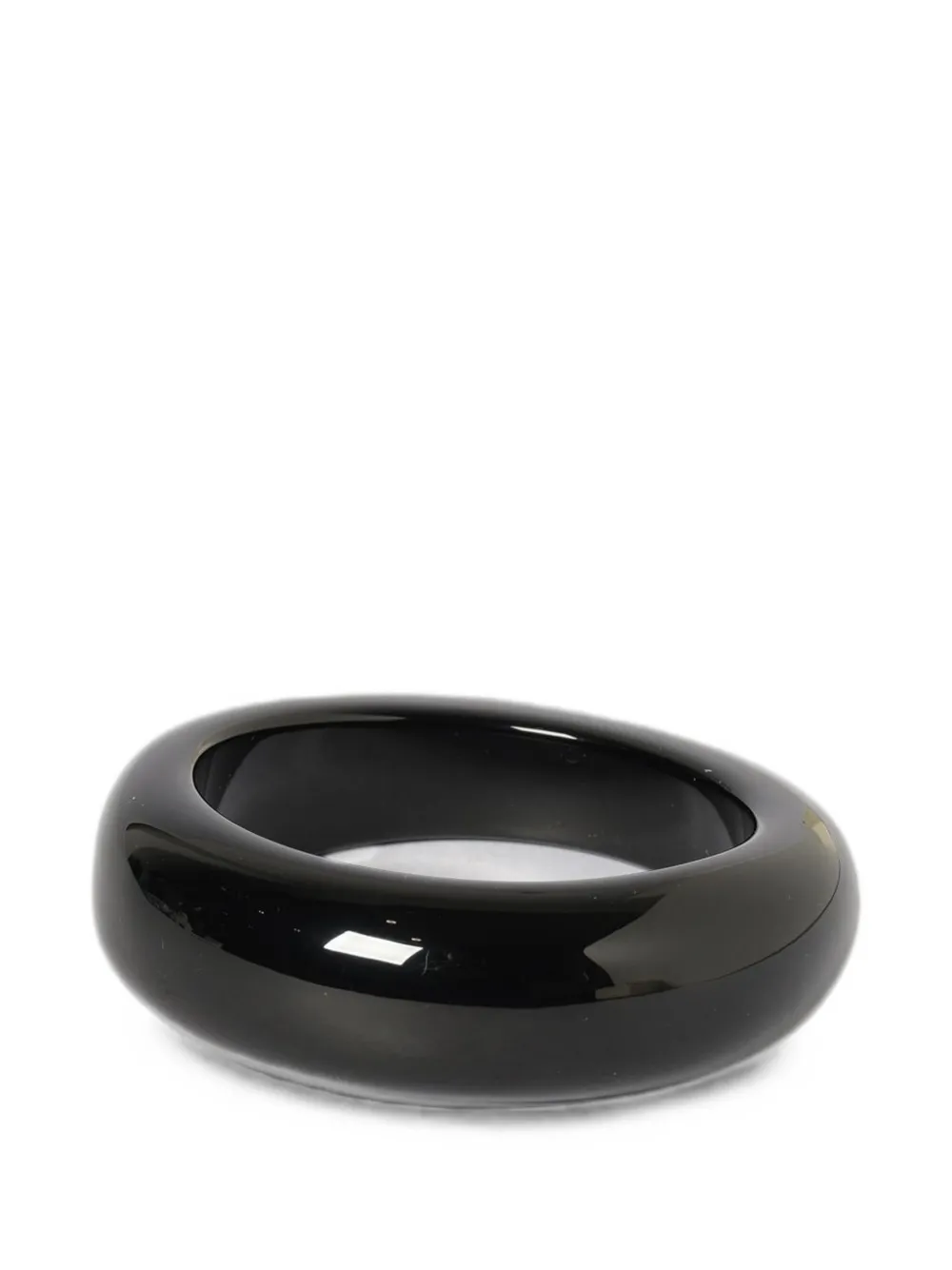 Emporio Armani asymmetric bangle - Nero