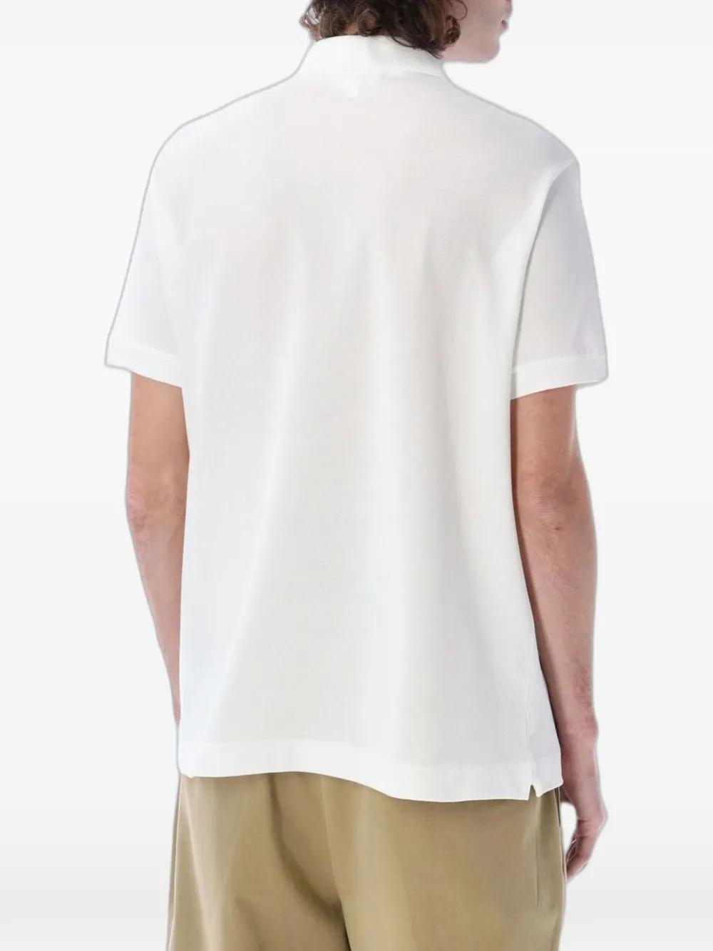 Lacoste L.12.12 piqué katoenen poloshirt Wit