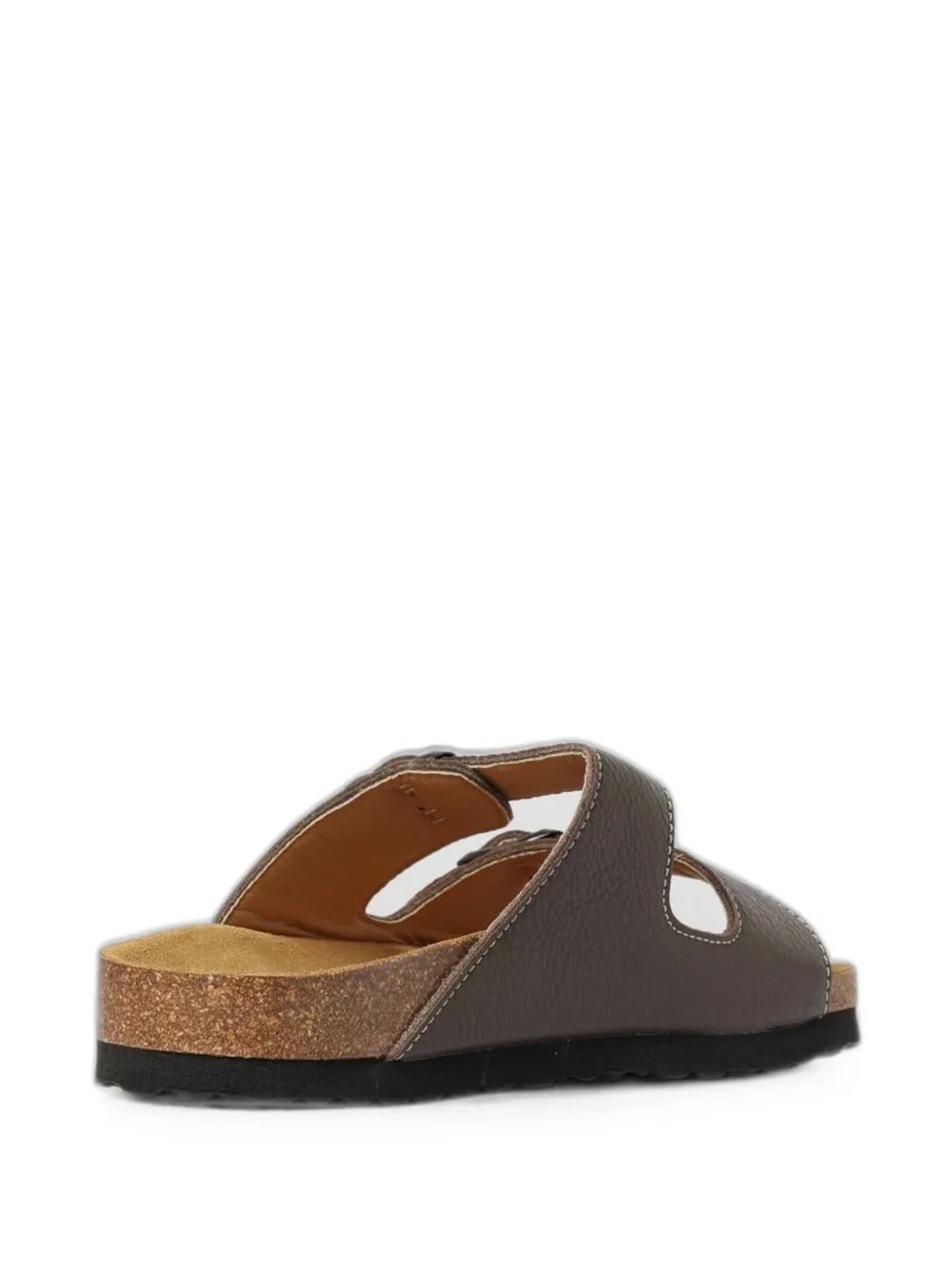 Woolrich grained-leather buckled sandals Bruin