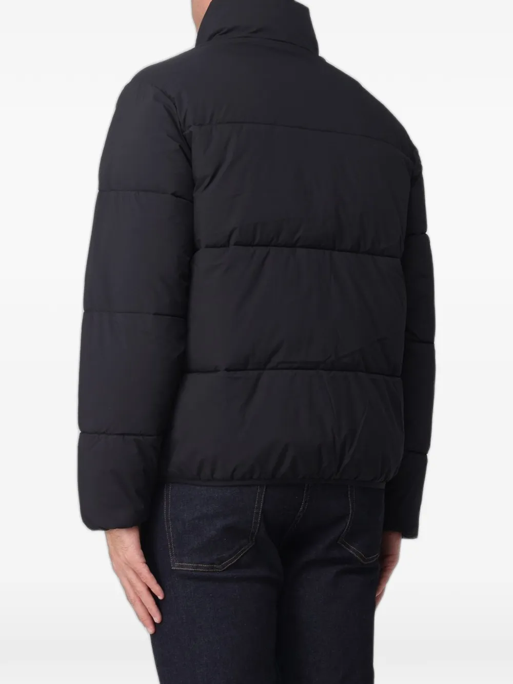 DICKIES Gewatteerd jack met logopatch Zwart