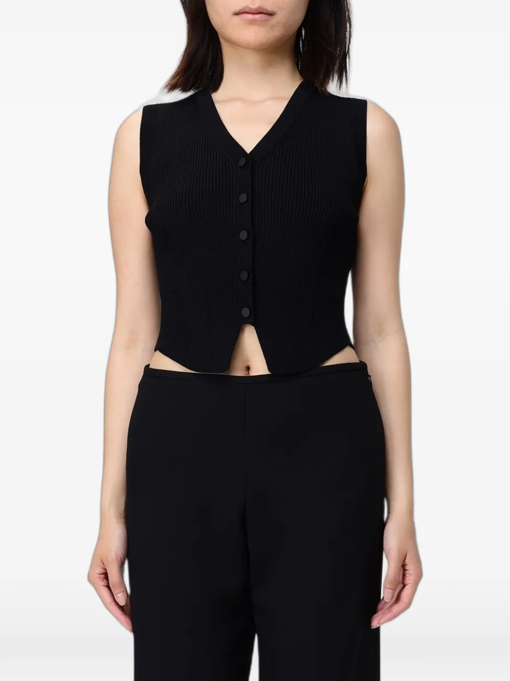 Armani Exchange ARMANI EXCHANGE GILET DONNA NERO - Black