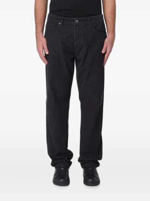 Armani Exchange belt-loop corduroy trousers