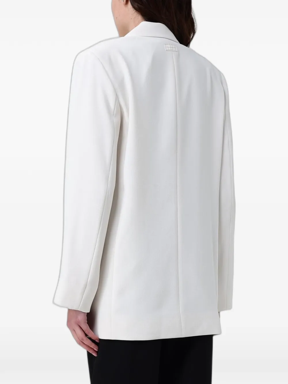 Armani Exchange Blazer met dubbele rij knopen Beige