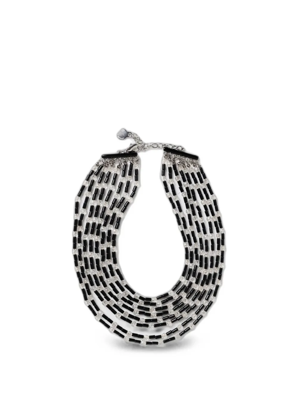 Emporio Armani beaded multi-strand necklace - Bianco