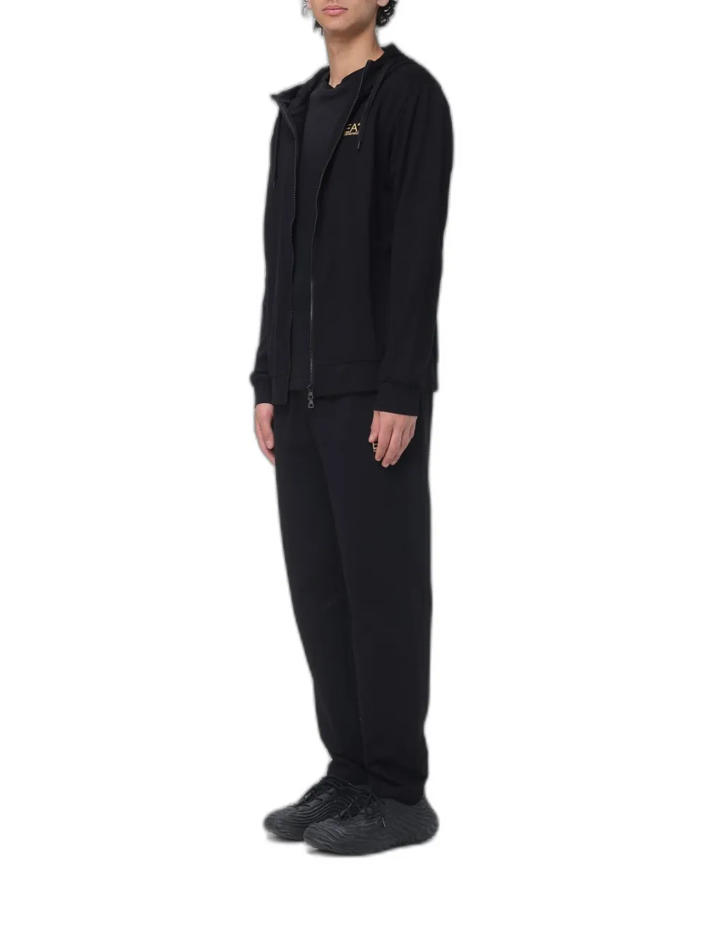 Ea7 Emporio Armani Trainingsbroek met logoprint Zwart