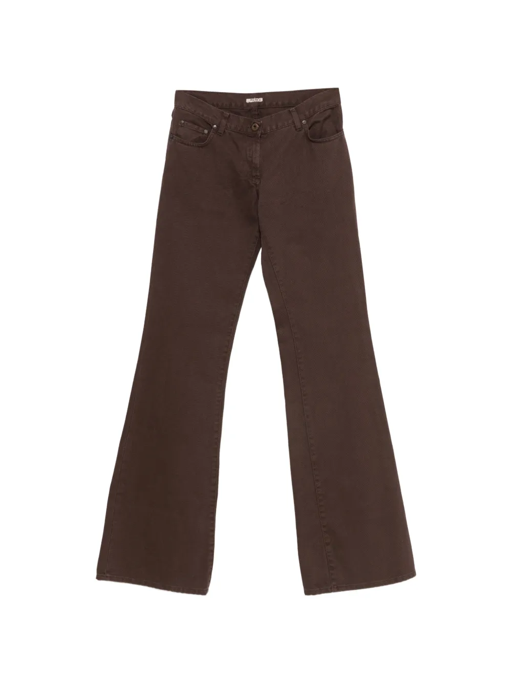 Miu Miu Pre-Owned Jeans svasati anni 2000 - Marrone