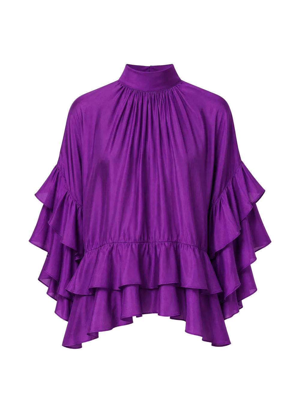 NEMA ruffled tiered blouse - Viola