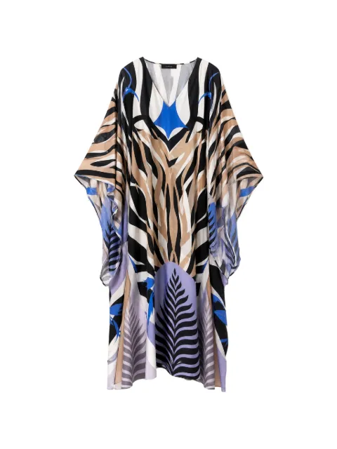 NEMA graphic-print V-neck dress