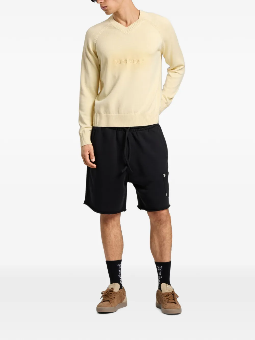 Palm Angels Palm Type sweater Zwart