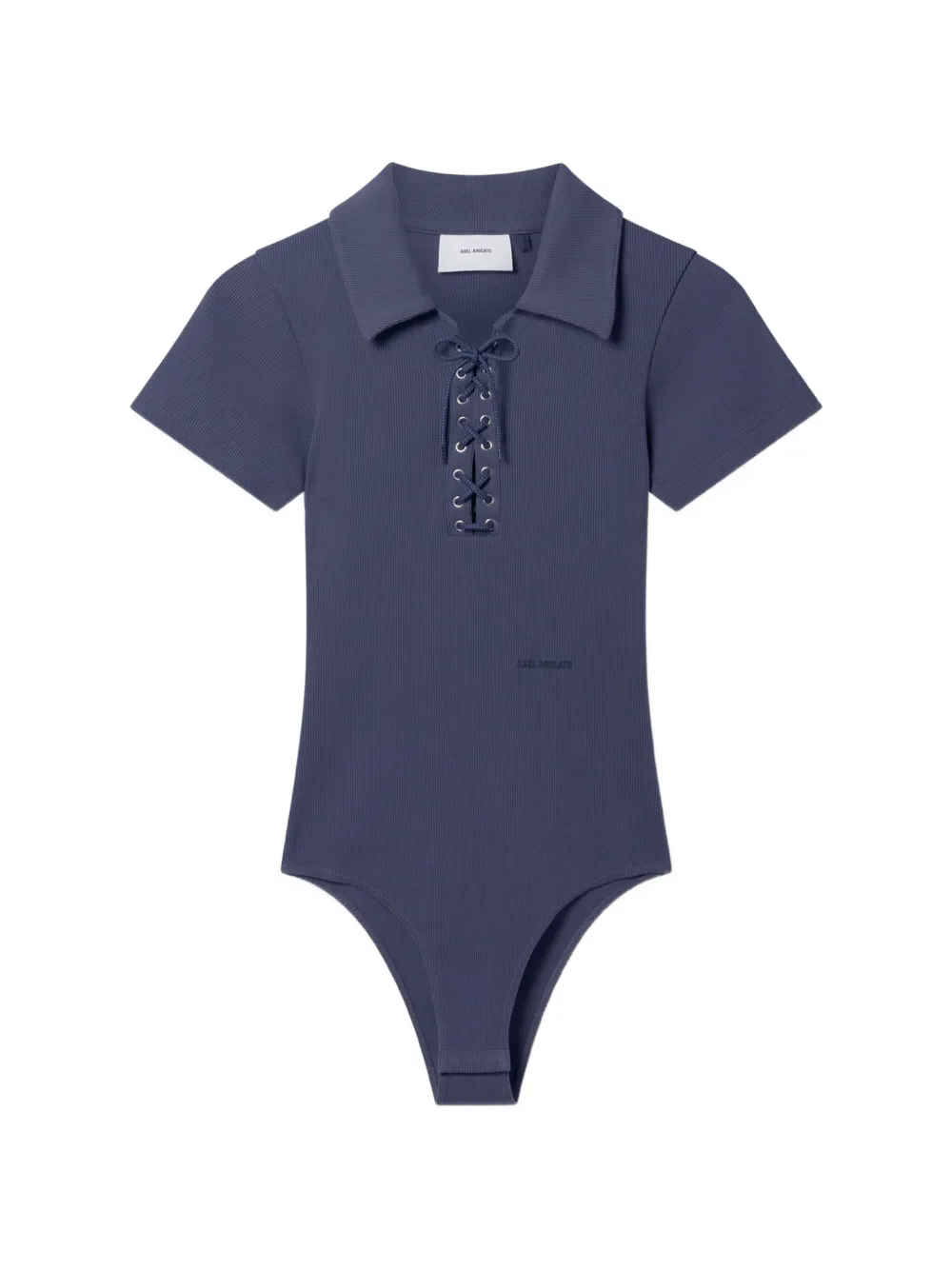 Axel Arigato lace-up ribbed bodysuit - Blue