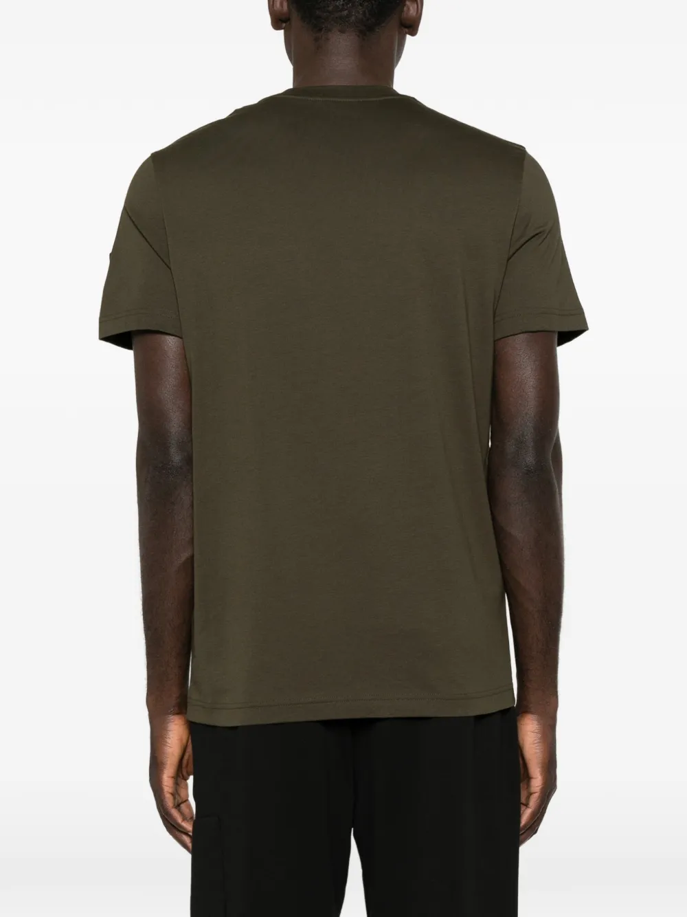 Moncler T-shirt met borstzak Groen
