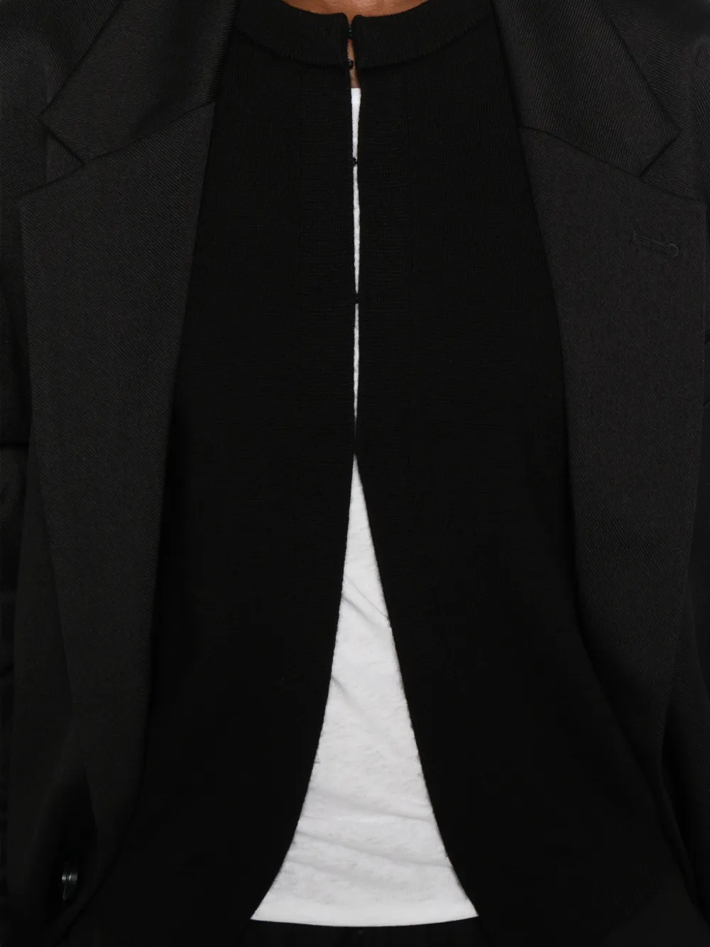 KHAITE Cooper vest Zwart