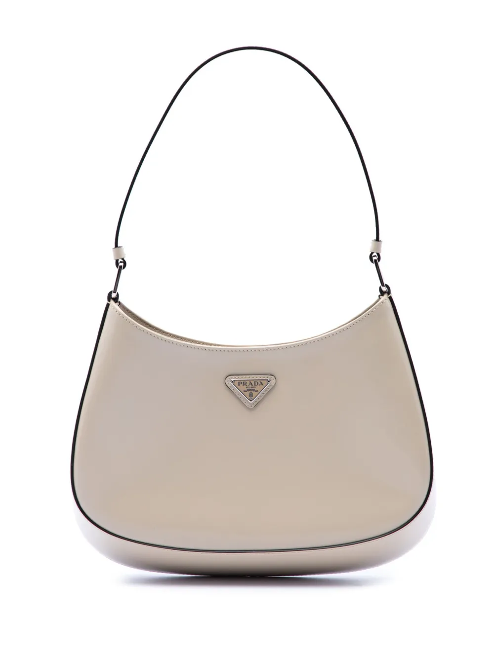 Prada Pre-Owned Borsa a spalla Cleo in pelle spazzolata 2000-2013 - Marrone