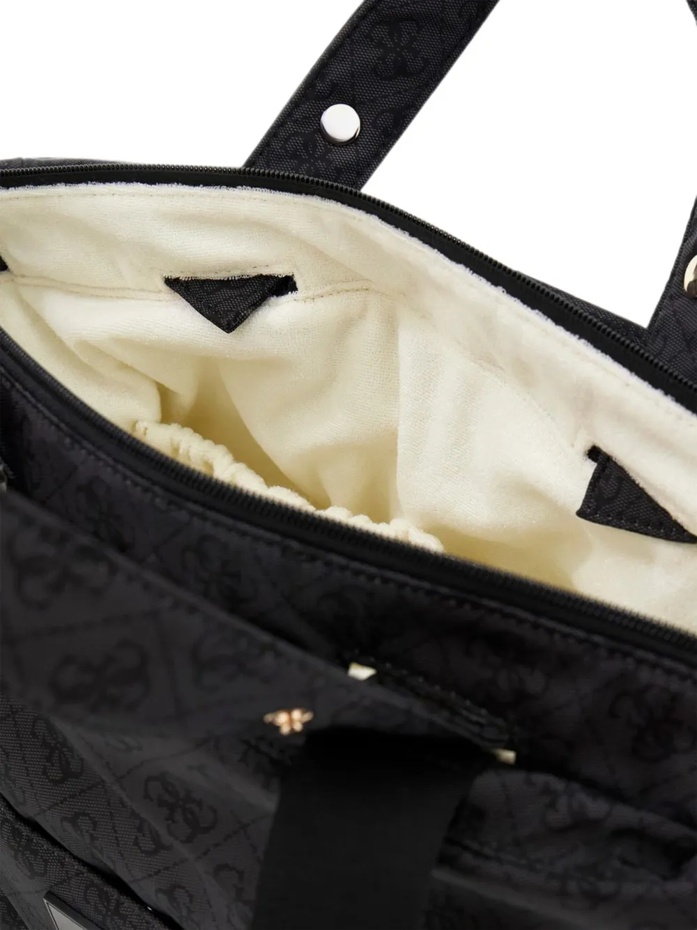 guess kids Luiertas met logoprint Zwart