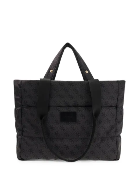 guess kids sac à langer matelassé à logo imprimé