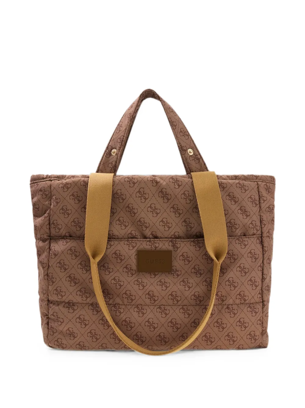 guess kids logo-print quilted changing bag - Braun