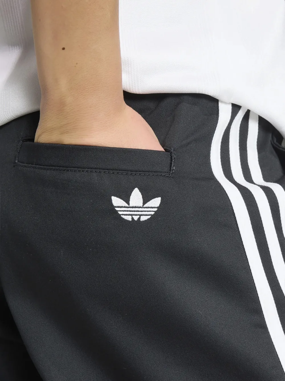 adidas Pantalon met zijstreep Zwart