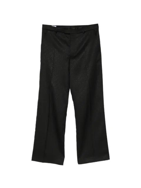 Casablanca jacquard wide-leg trousers