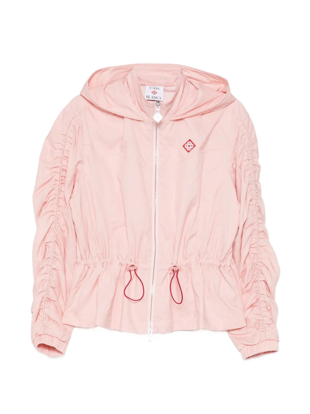 Casablanca ruched drawstring jacket - Pink