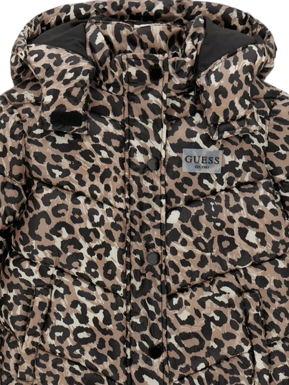 guess kids Jack met luipaardprint Bruin