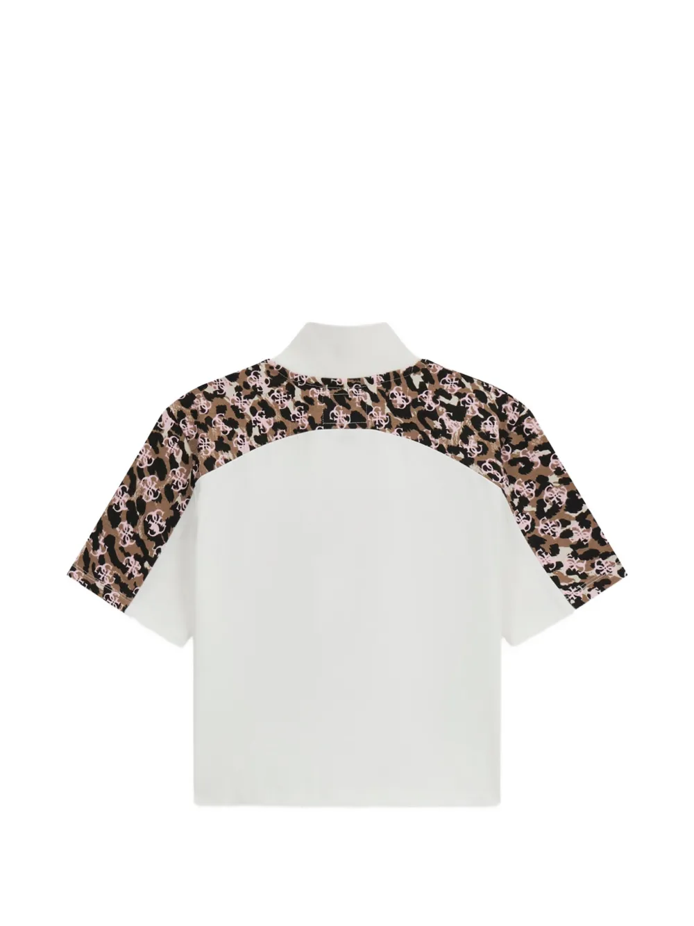 guess kids T-shirt met ruches afwerking Wit
