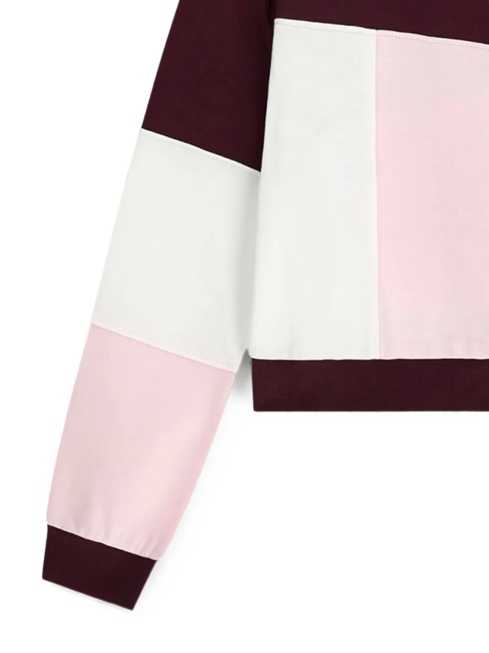 guess kids Los Angeles trui met colourblocking en logo-print Bruin