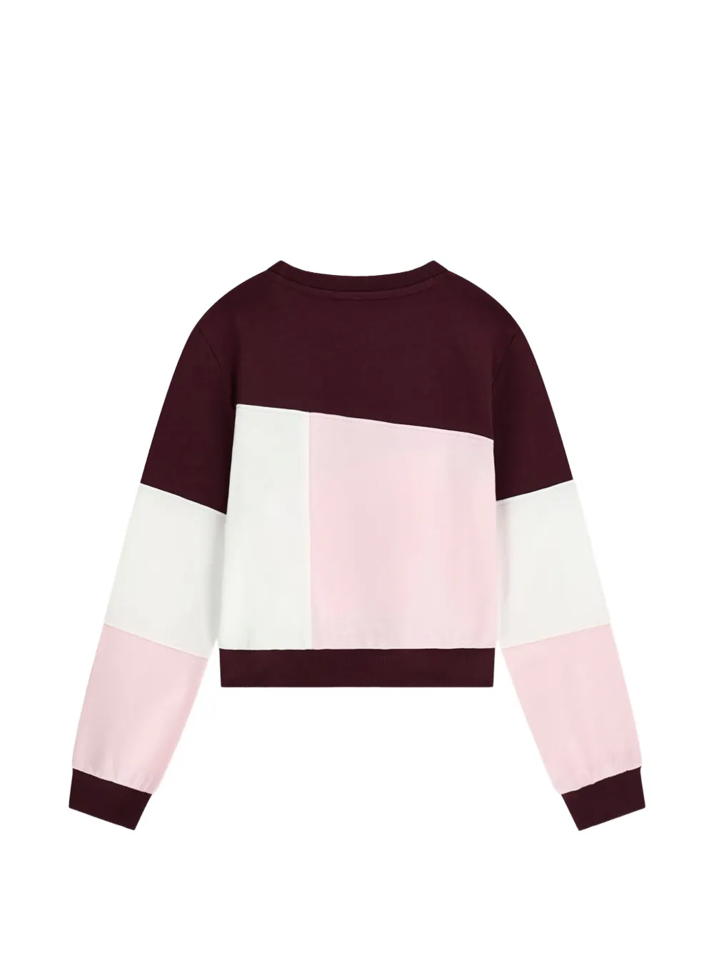 guess kids Los Angeles trui met colourblocking en logo-print Bruin