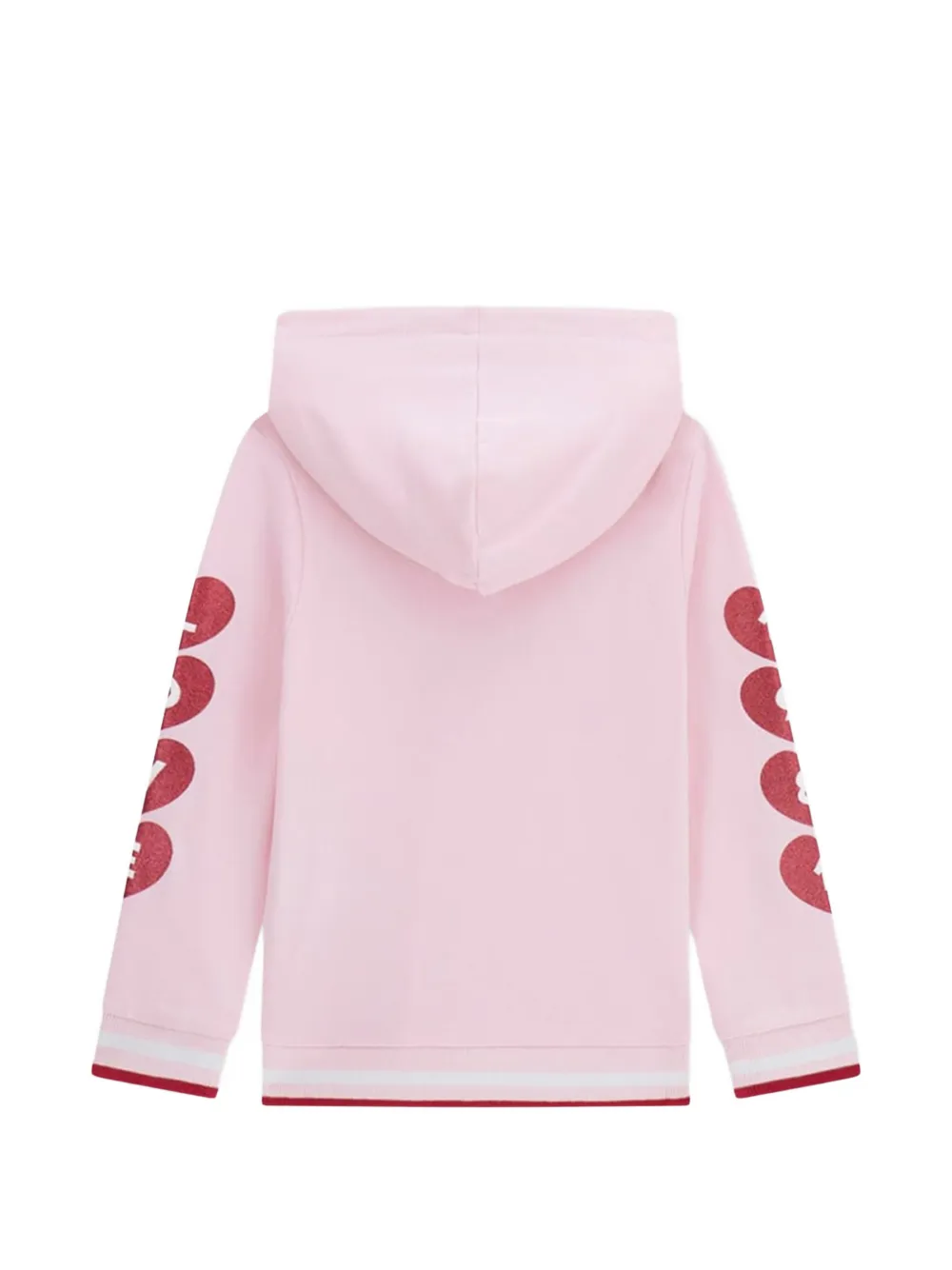 guess kids Trainingspak met hart-print en logo-patch Roze