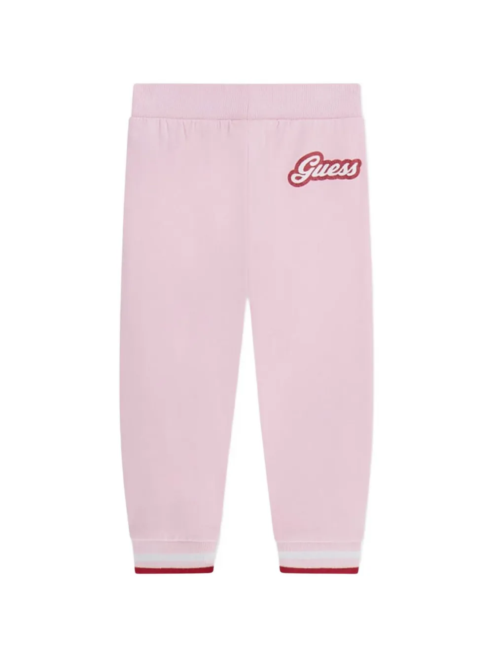 guess kids Trainingspak met hart-print en logo-patch Roze