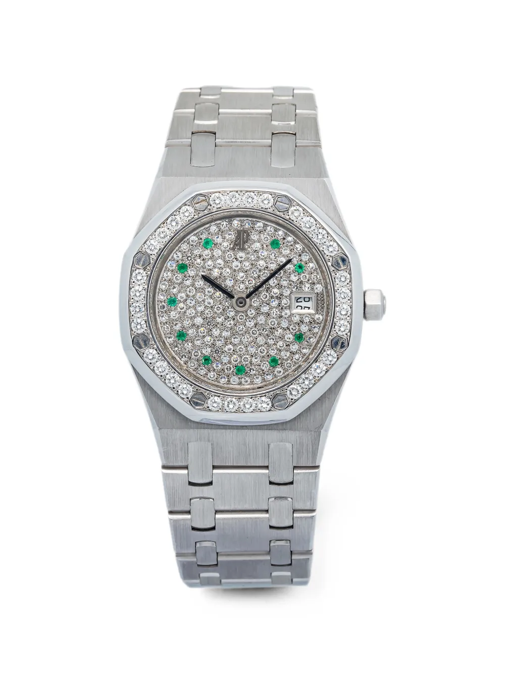 Audemars Piguet pre owned Royal Oak diamond 33mm watch - Silber