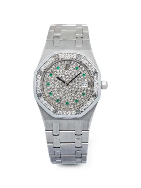 Audemars Piguet pre owned Royal Oak diamond 33mm watch