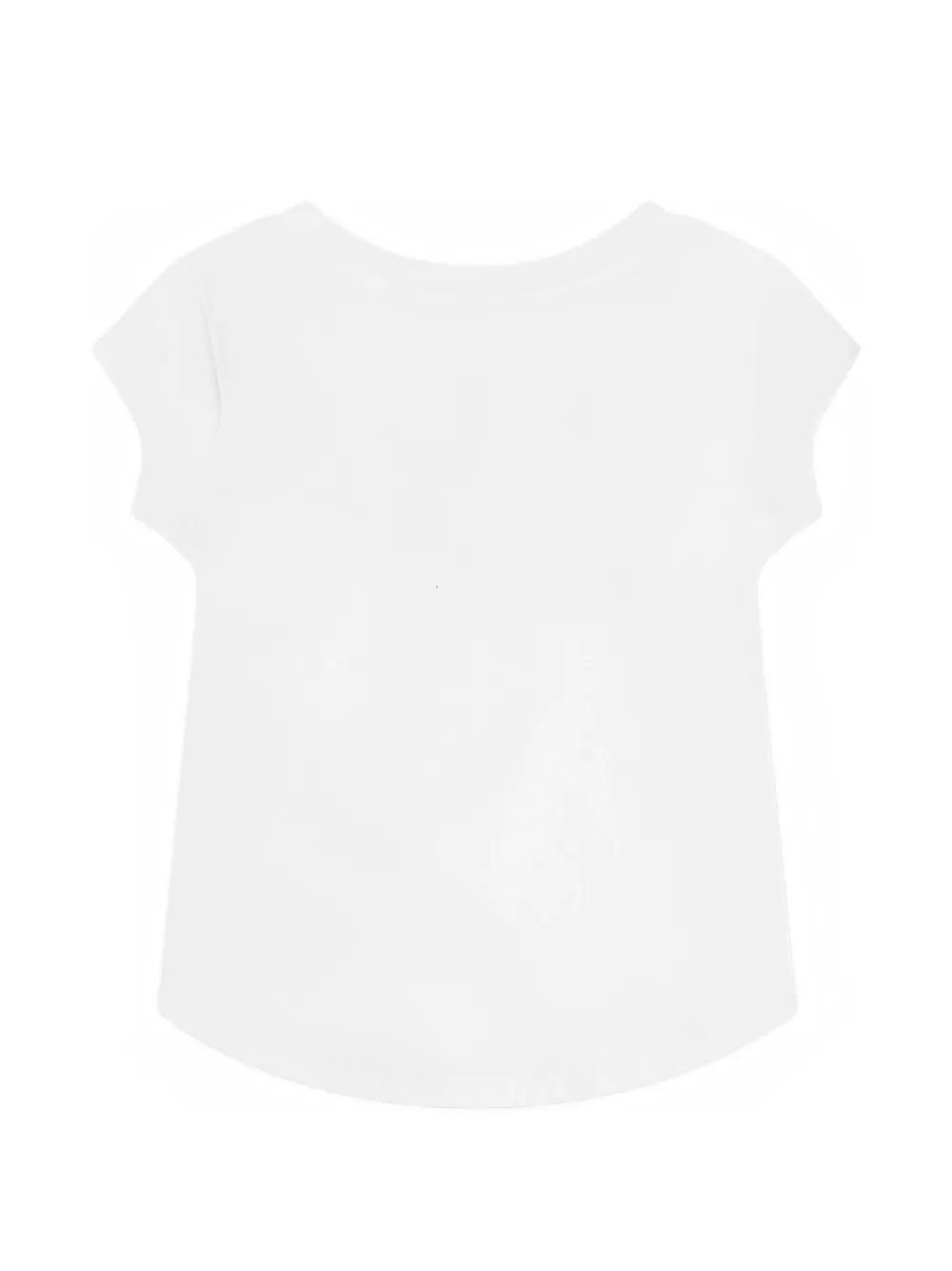 Nike Kids Swoosh T-shirt met glitters Wit