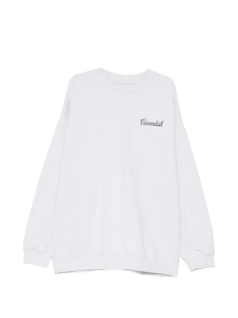 Cavendish logo-embroidered sweatshirt